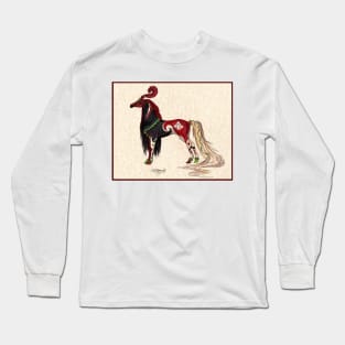 Harlequine Horse Long Sleeve T-Shirt